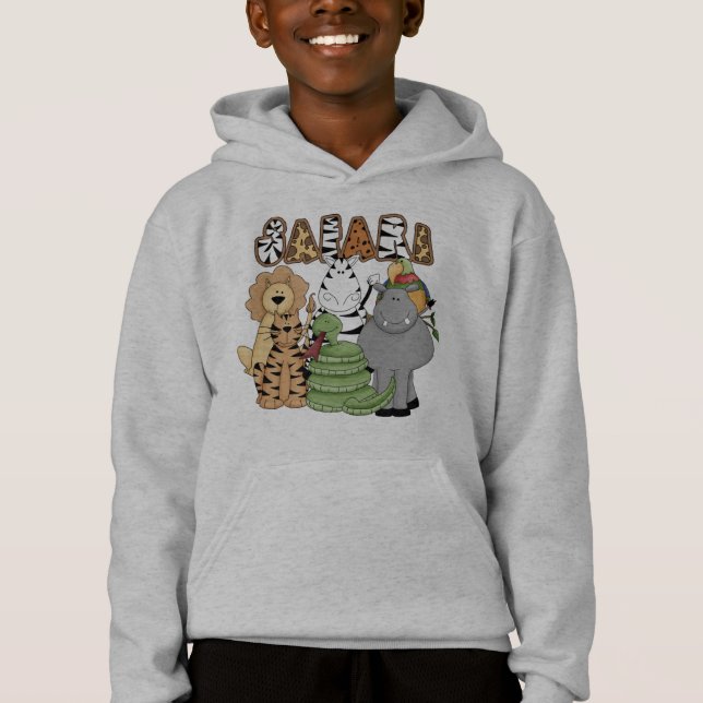 Tiersafari Hoodie (Vorderseite)