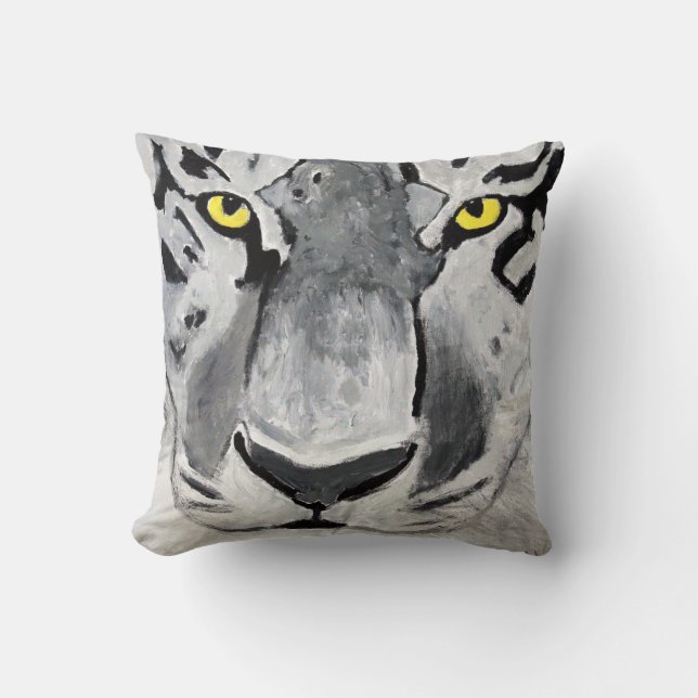 Tiersammlung - das Auge des Tigers Kissen (Vorderseite)