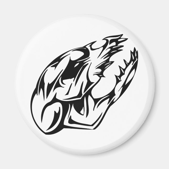 Tierschädel Magnet (Vorne)