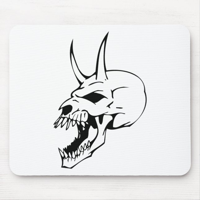 Tierschädel Mousepad (Vorne)