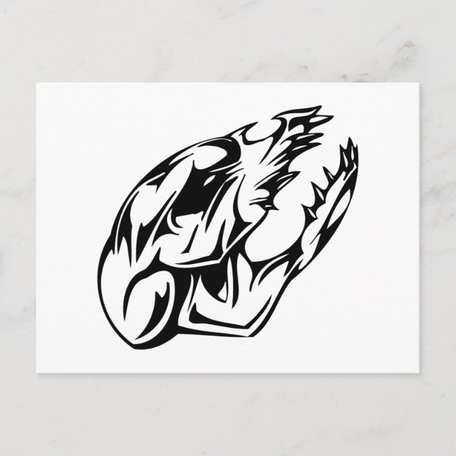 Tierschädel Postkarte (Vorderseite)