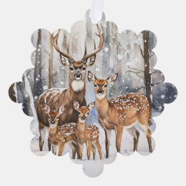 Tierschmuckkarte Ornament Karte