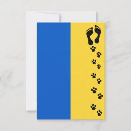 Tierschutz in der Ukraine Dankeskarte