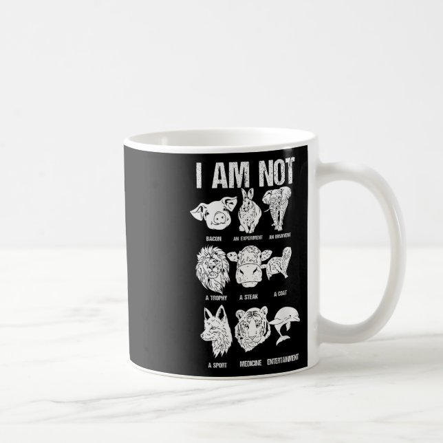 Tierschutz - Vegan Kaffeetasse (Rechts)