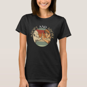 Tierschutzaktivisten "Animal Resc" adoptieren und  T-Shirt