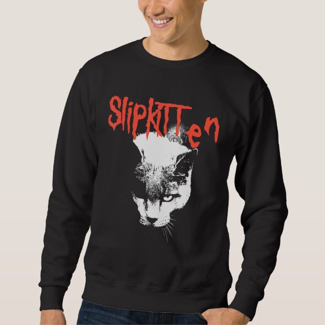 Tierschutzkunst bedeutet Liebe Katzen für Fans Sweatshirt (Vorderseite)