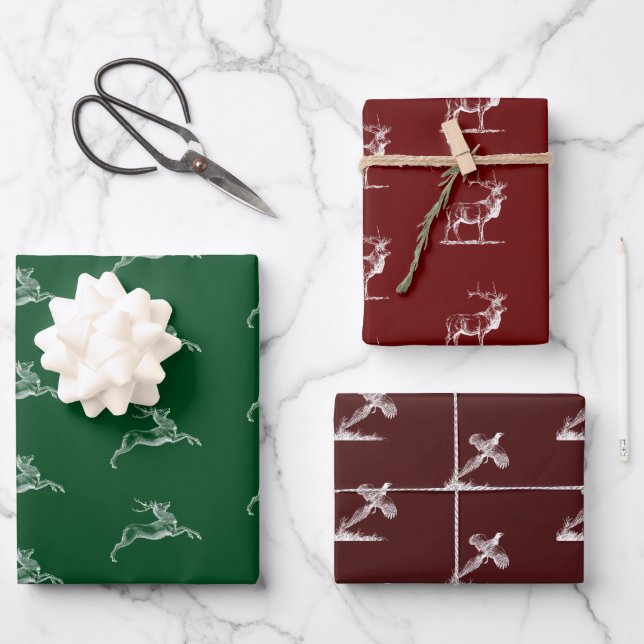 Tierschutzpapier Geschenkpapier Set (Vorderseite)