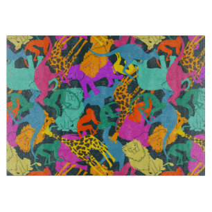 TierSilhouette-Muster Schneidebrett