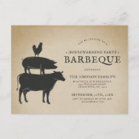 Tierstapel | Barbecue für Hauswärmung