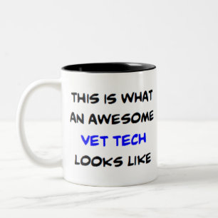 Tiertechnik, phantastisch zweifarbige tasse
