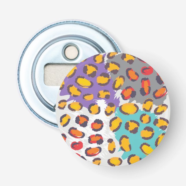 Tiertiermuster Flaschenöffner (Vorderseite)