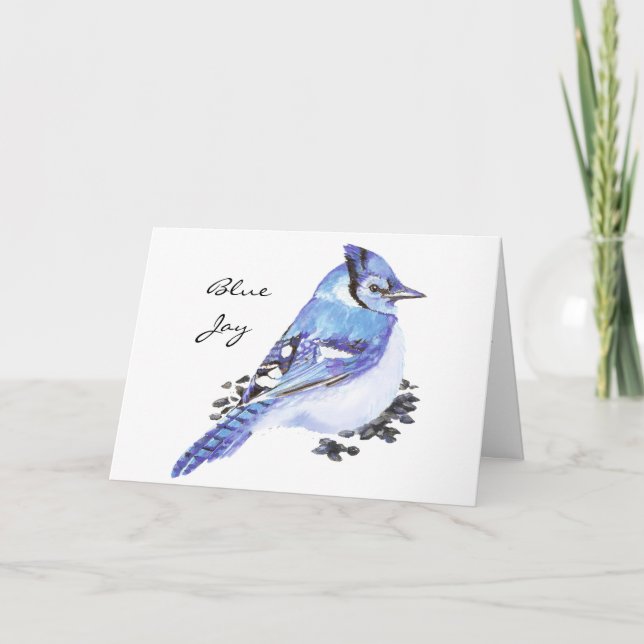 Tiertotem-blaues Jay-Inspirational Natur-Führer Karte (Vorderseite)
