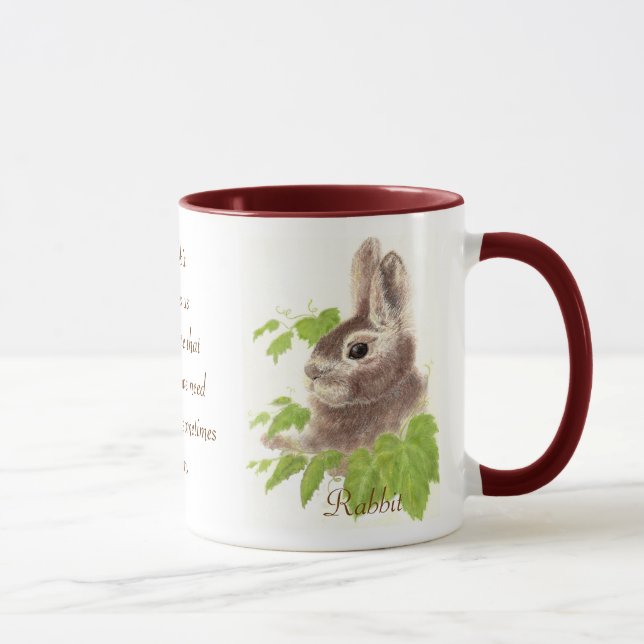 Tiertotem, spirituell, Inspirationsförderung Tasse (Rechts)
