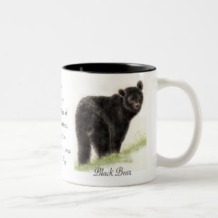 Tiertotem, spirituell, Inspirationsförderung Zweifarbige Tasse