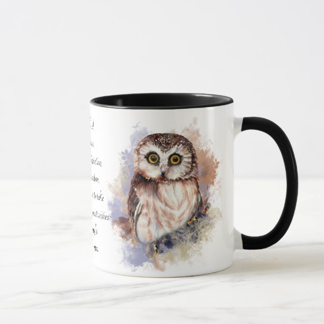 Tiertotem, spirituell, Inspirationsvogel Tasse (Rechts)
