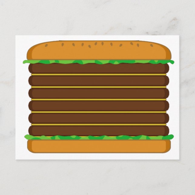 Tierüberquerung über neues Leaf Hamburger Stationä Postkarte (Vorderseite)