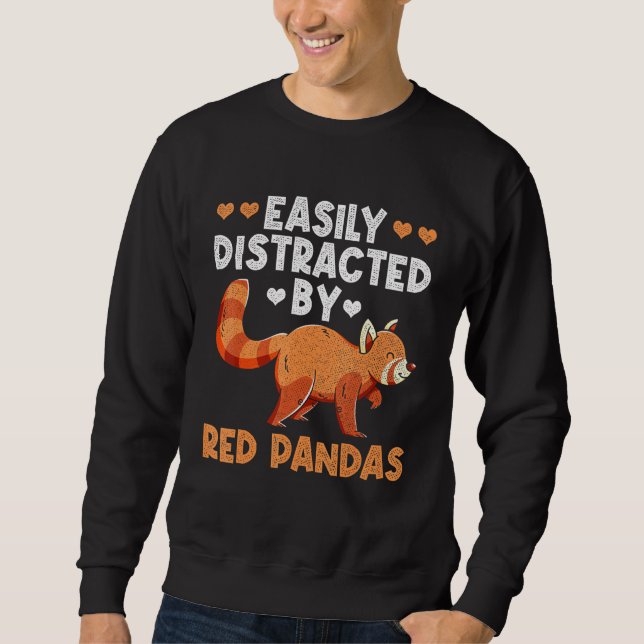 Tierwald Chinesischer Roter Panda Sweatshirt (Vorderseite)