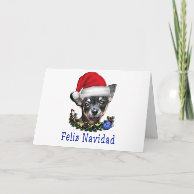 TierWeihnachtskarten Feiertagskarte (Vorderseite)