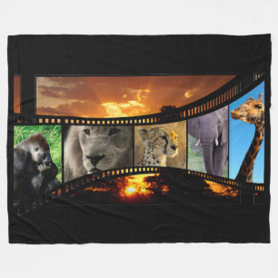 Tierwelt Fleecedecke