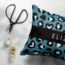 Tierwerbung, Blauer Leopard, Herz, Ihr Name