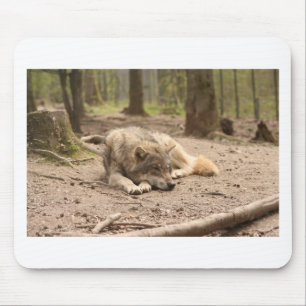 Tierwolf-FriedensLiebe-wilde Land-Natur Mousepad