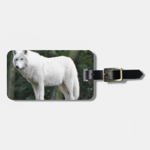 Tierwolf-Natur-FriedensLiebe-Schicksal Gepäckanhänger
