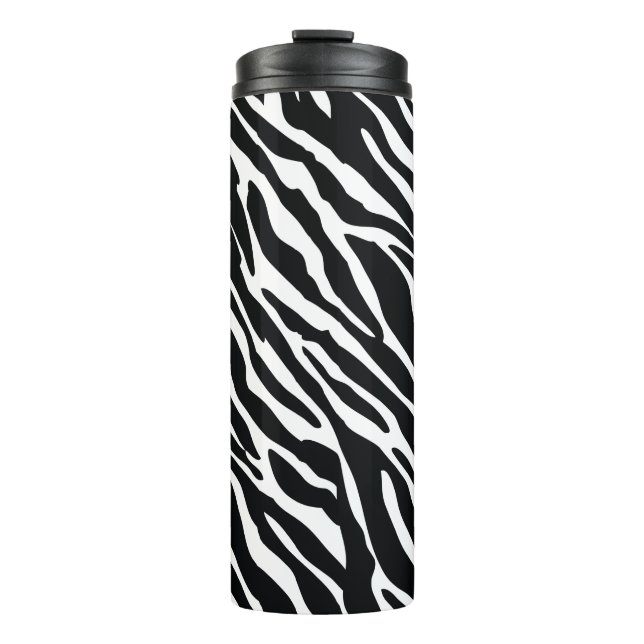 Tierzebrastreifen nahtlos Muster Thermosbecher (Vorderseite)