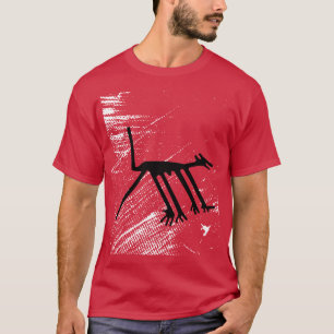 Tierzeichen Ancient Nazca Peru Hund T-Shirt