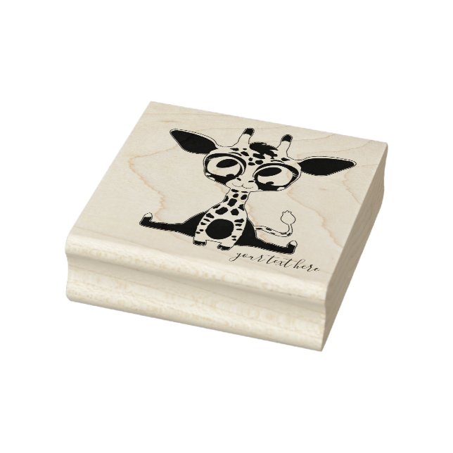Tierzeichen Giraffe Gummistempel (Stempel)