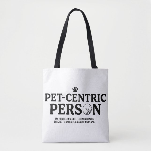 Tierzentrierte Person Tasche (Vorderseite)