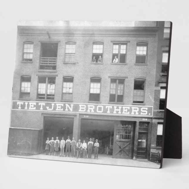 Tietjen Brothers Dairy Plaque Fotoplatte (Seite)