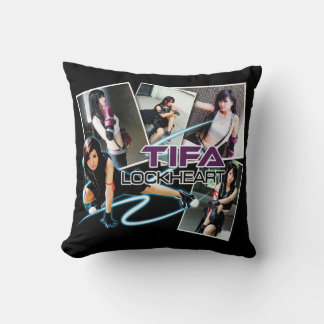 Tifa LockHeart Black Pillow Kissen