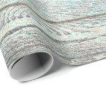 Tiffany Aqua Ocean Beach Silver Gray Wood Rustikal Geschenkpapier<br><div class="desc">Minimalismus und Elegance Glam und Chic Delicate Wrapping Paper</div>