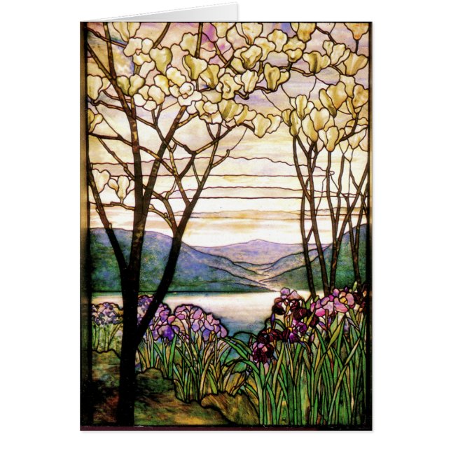 Tiffany-Buntglas-Karte (Vorne)