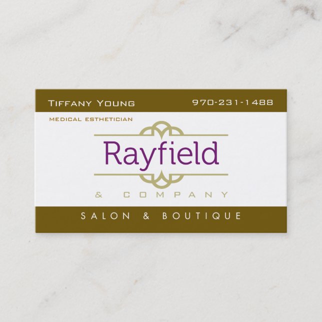 Tiffany-Junge-Visitenkarte Terminkarte (Vorderseite)