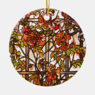 Tiffany-Kunst Nouveau Buntglas-Verzierung Keramik Ornament