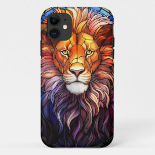 Tiffany-Style gesteinigtes Glas Majestic Lion Case-Mate iPhone Hülle