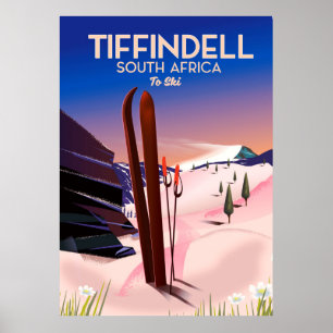 Tiffindell Südafrika Skiposter Poster