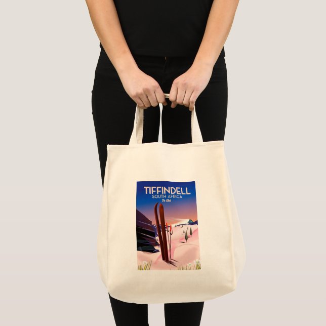 Tiffindell Südafrika Skiposter Tragetasche (Vorderseite (Produkt))