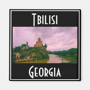Tiflis Georgia City View Stadtarchitektur Magnet