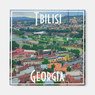 Tiflis Georgia City View Stadtarchitektur Magnet