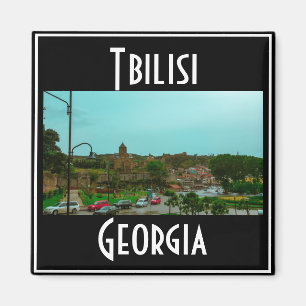 Tiflis Georgia City View Stadtarchitektur Magnet