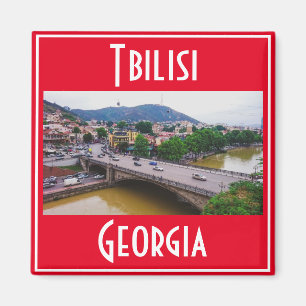 Tiflis Georgia City View Stadtarchitektur Magnet