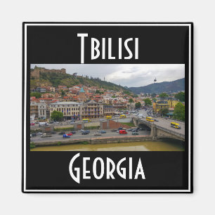 Tiflis Georgia City View Stadtarchitektur Magnet