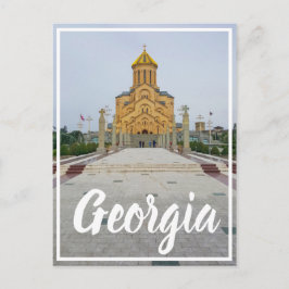 Tiflis Georgia Sameba Die Dreifaltigkeitskathedral Postkarte