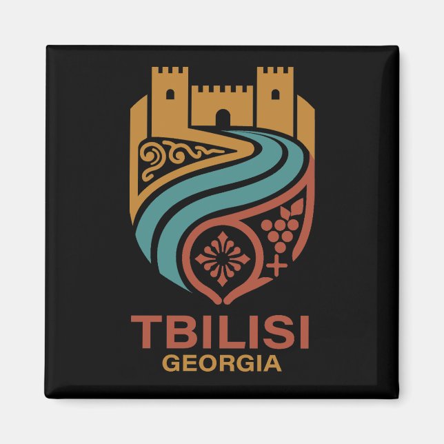 Tiflis Georgien Magnet (Vorne)