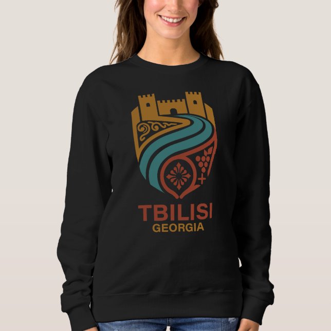 Tiflis Georgien Sweatshirt (Vorderseite)