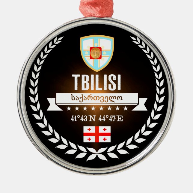 Tiflis Ornament Aus Metall (Vorne)