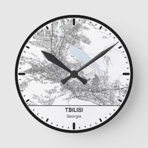 Tiflis Uhren Stadt Linien Kunst