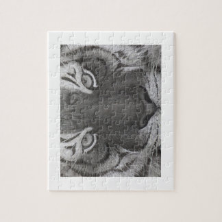 tiger和　パズル　水墨画　虎